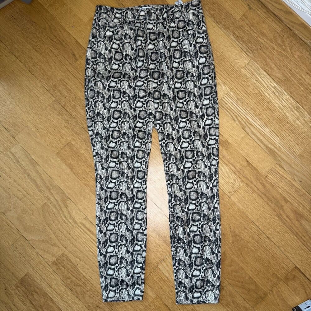 Good American Good Legs Snake Print Jeans 14/32 Multi EUC Edgy Mobwife Street